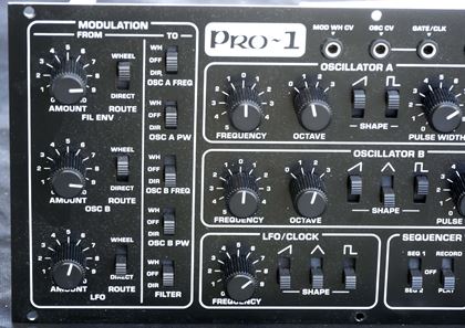 Behringer-Pro-1 eurorack module
